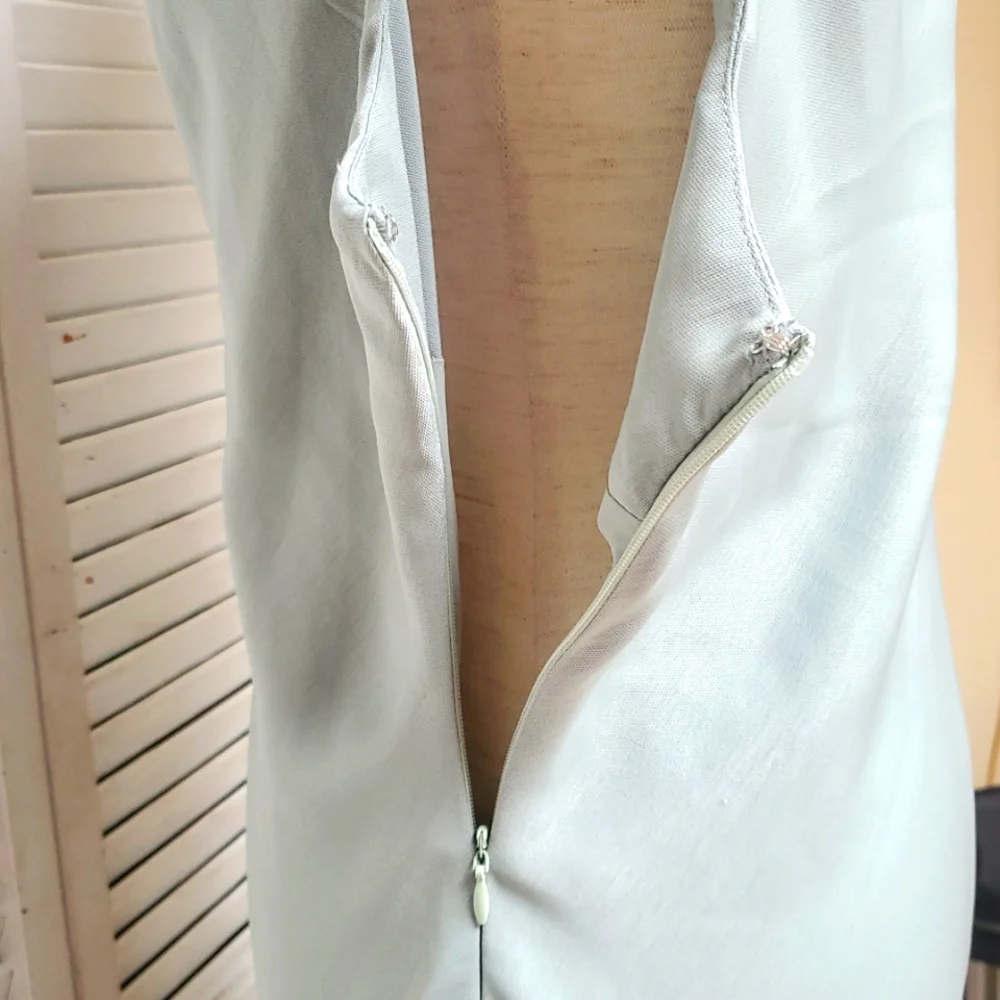 Lulus Instant Impression One-Shoulder Dress in Sage Green Size XL. - Picture 7 of 8